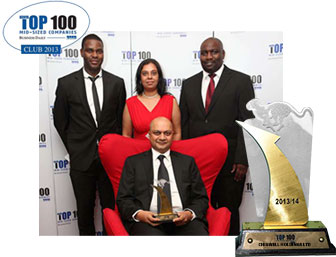 Recognised as Top 100 Midsized Companies.
